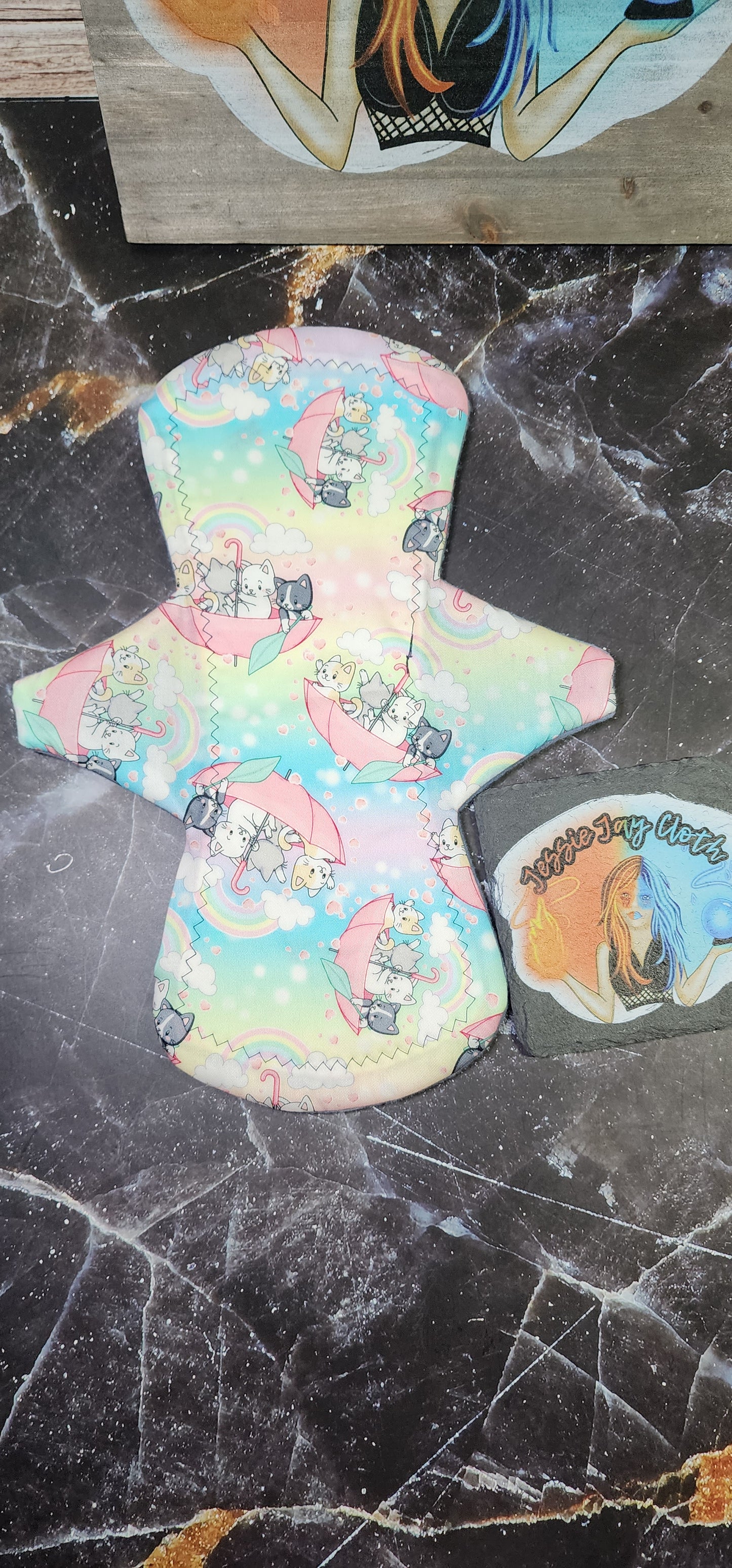 Goddess Custom Cloth Pad | 6/8/10/12/14/16/18/20 | 4" Snapped width | Wider Option
