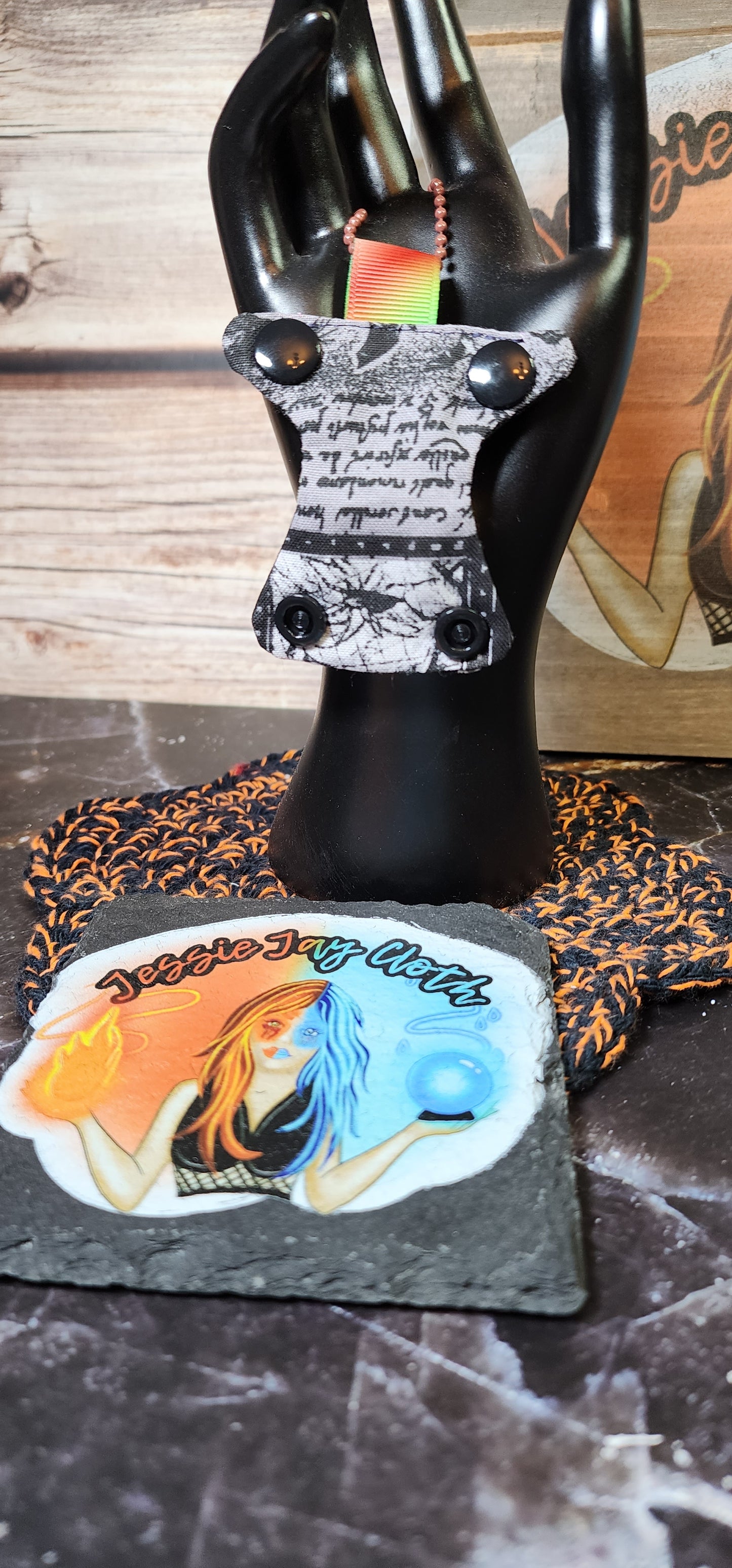 Spooky, Horror Cloth Diaper & Cloth Pad Keychain | Set or Singles