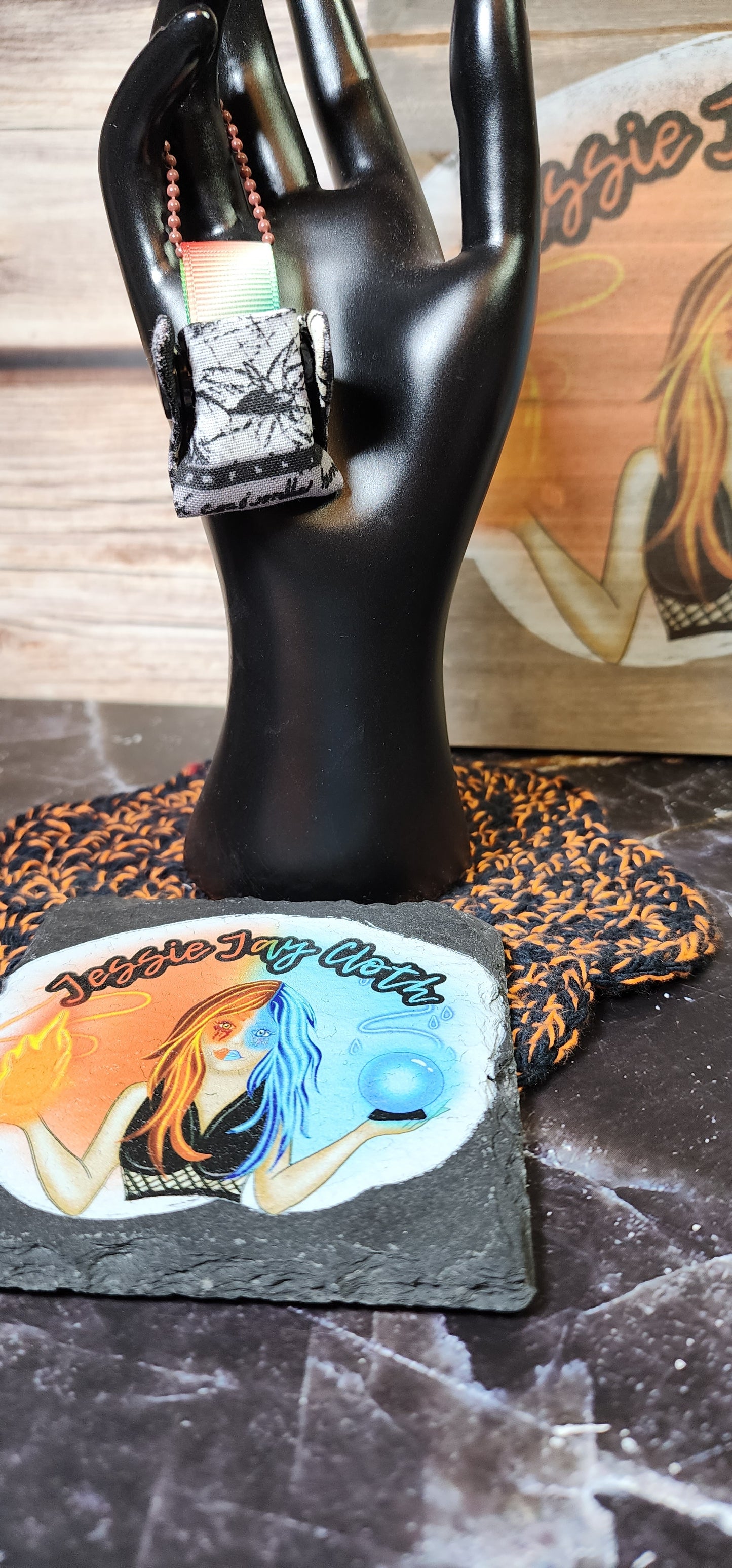 Spooky, Horror Cloth Diaper & Cloth Pad Keychain | Set or Singles