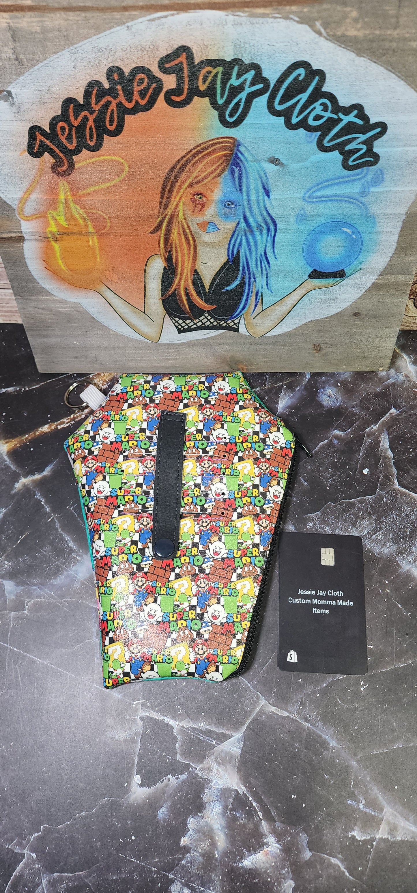 CUSTOM Video Game Coffin Wallet | 5 Card Slots