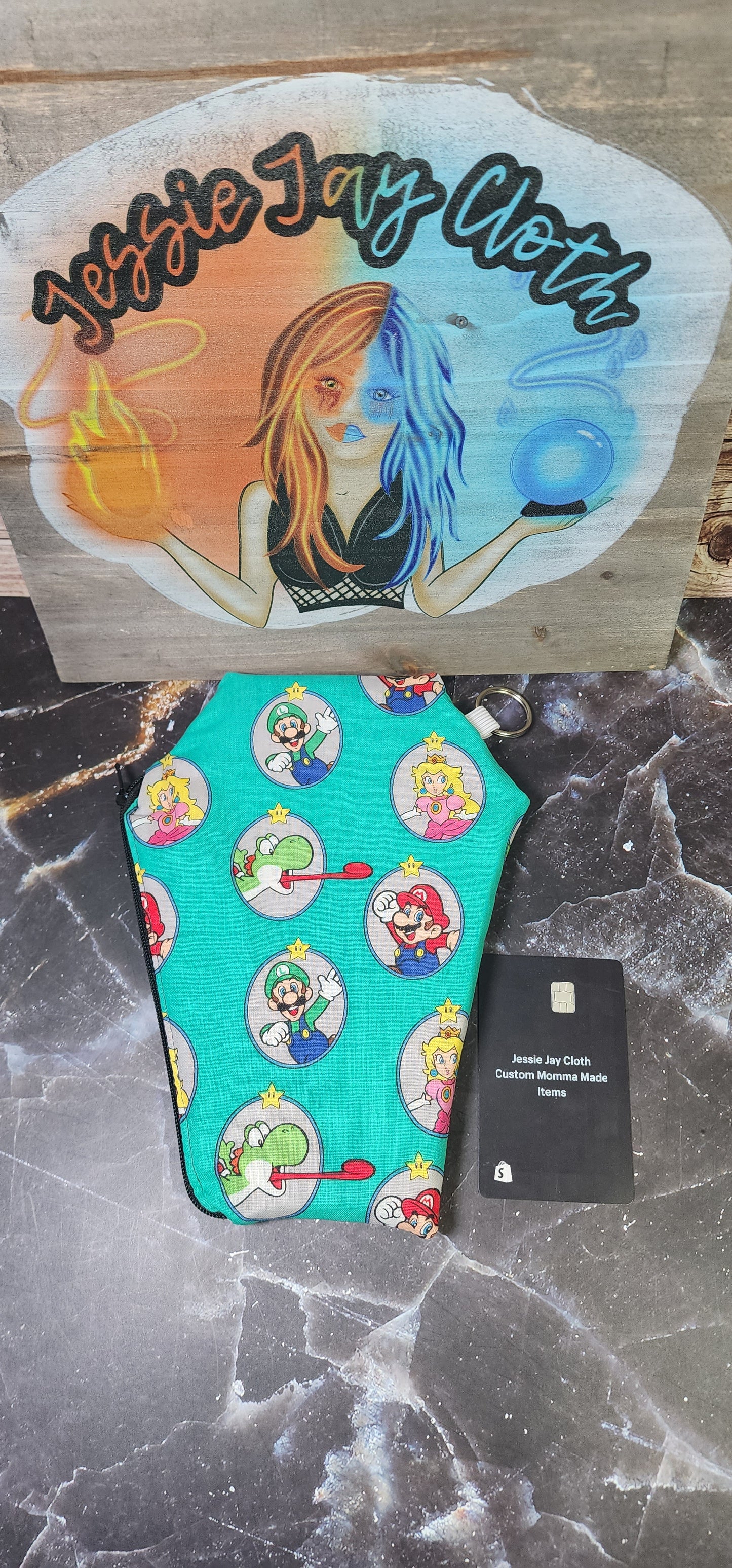 CUSTOM Video Game Coffin Wallet | 5 Card Slots