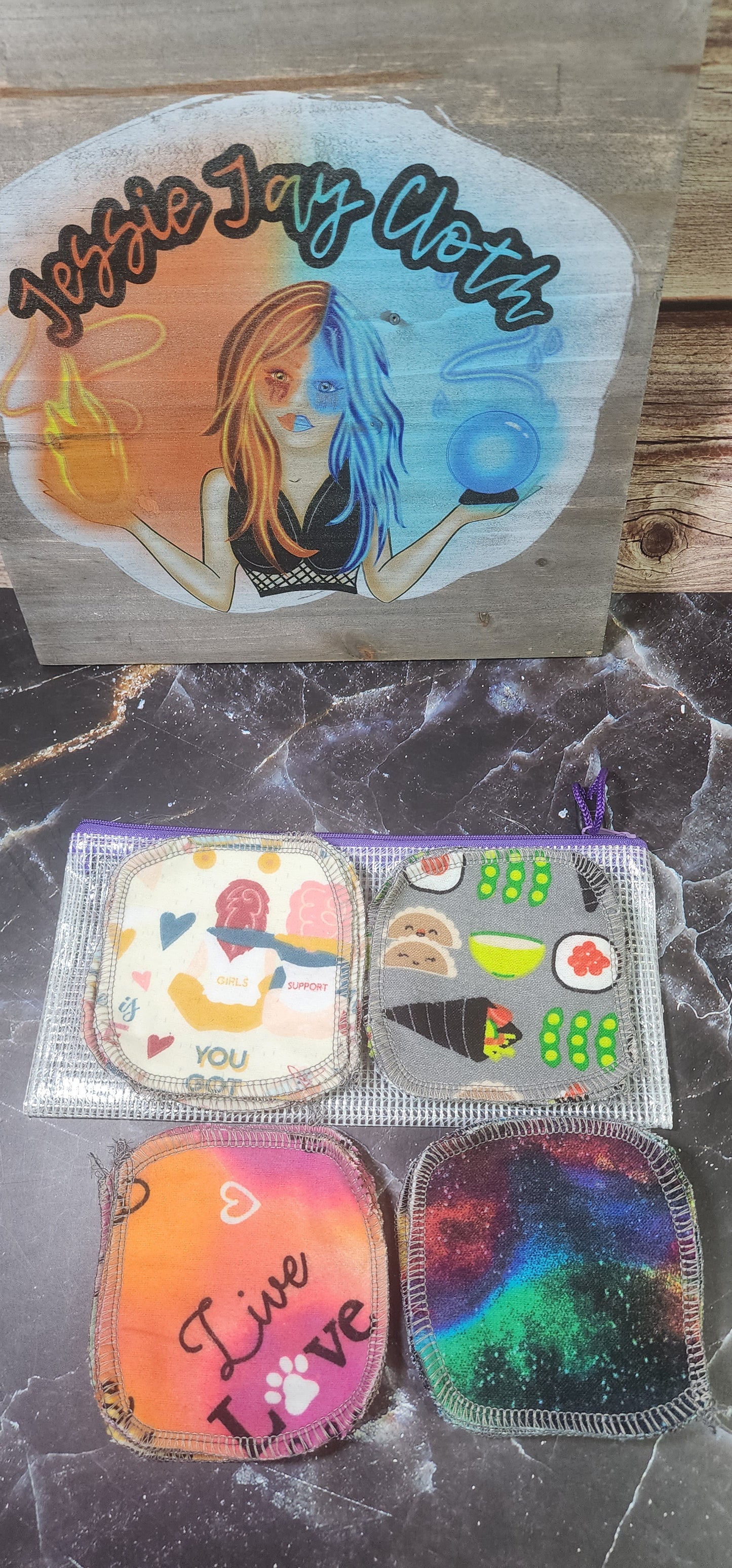CUSTOM | Build your own 20 Piece Face Wipe Set | Storage Bag Included | 25% off Normal Pricing!