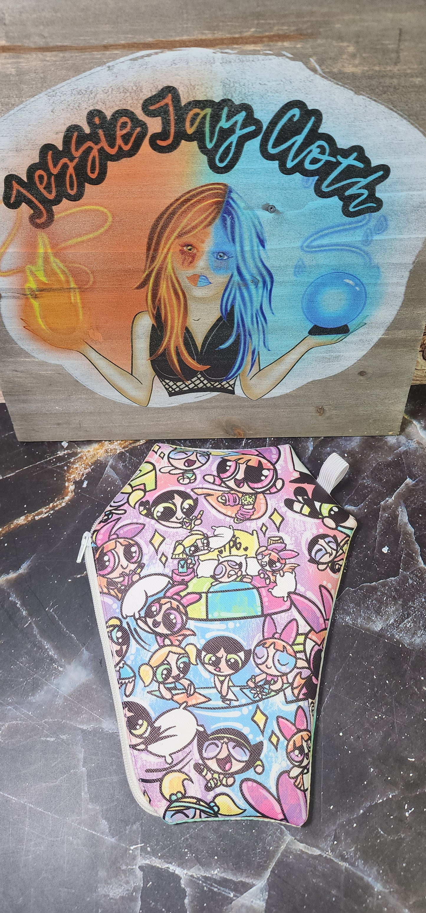 RTS Power Puff, Super Power, Pastel | Coffin Wallet |