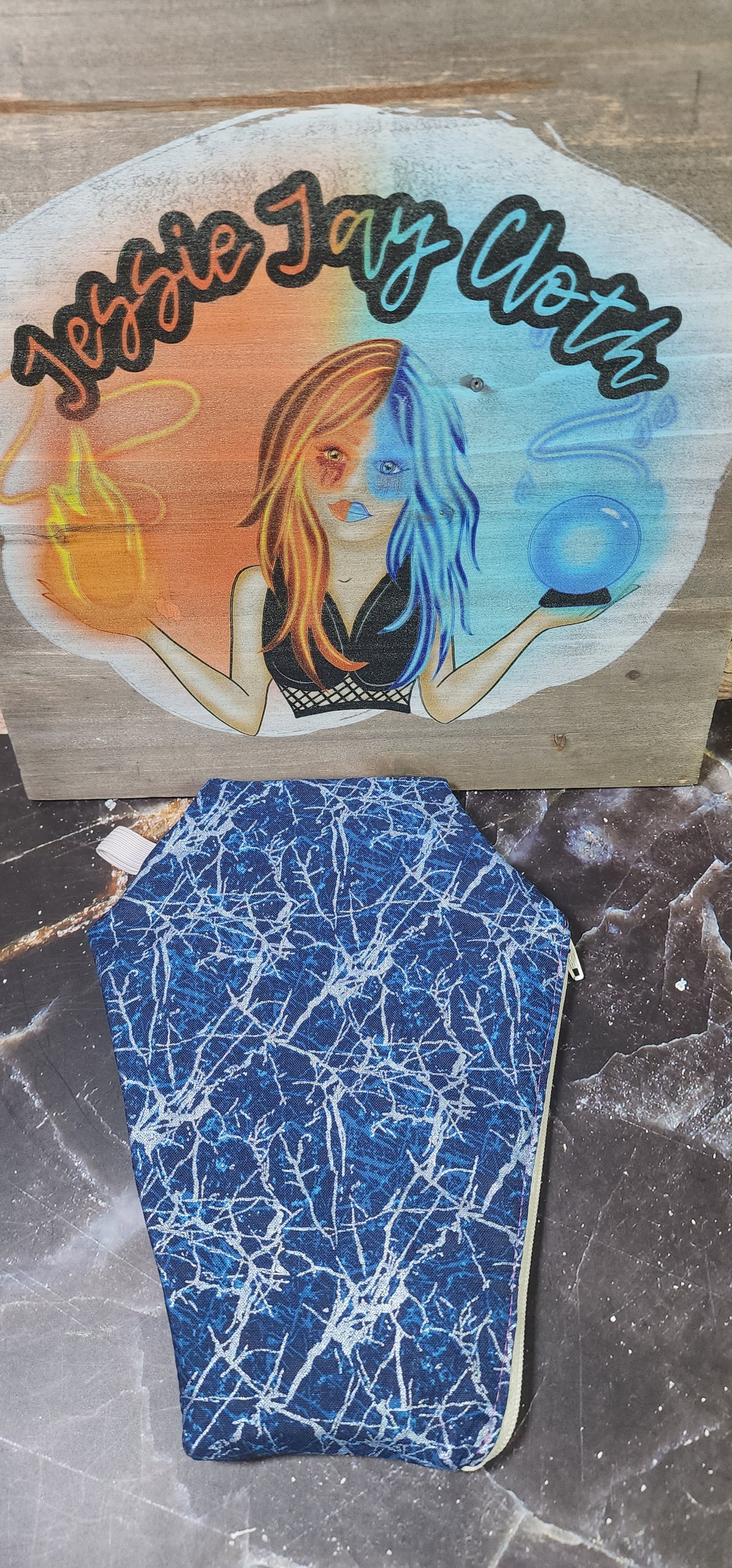 RTS Spooky Gotta Catch em all, Blue Marble | Coffin Wallet |