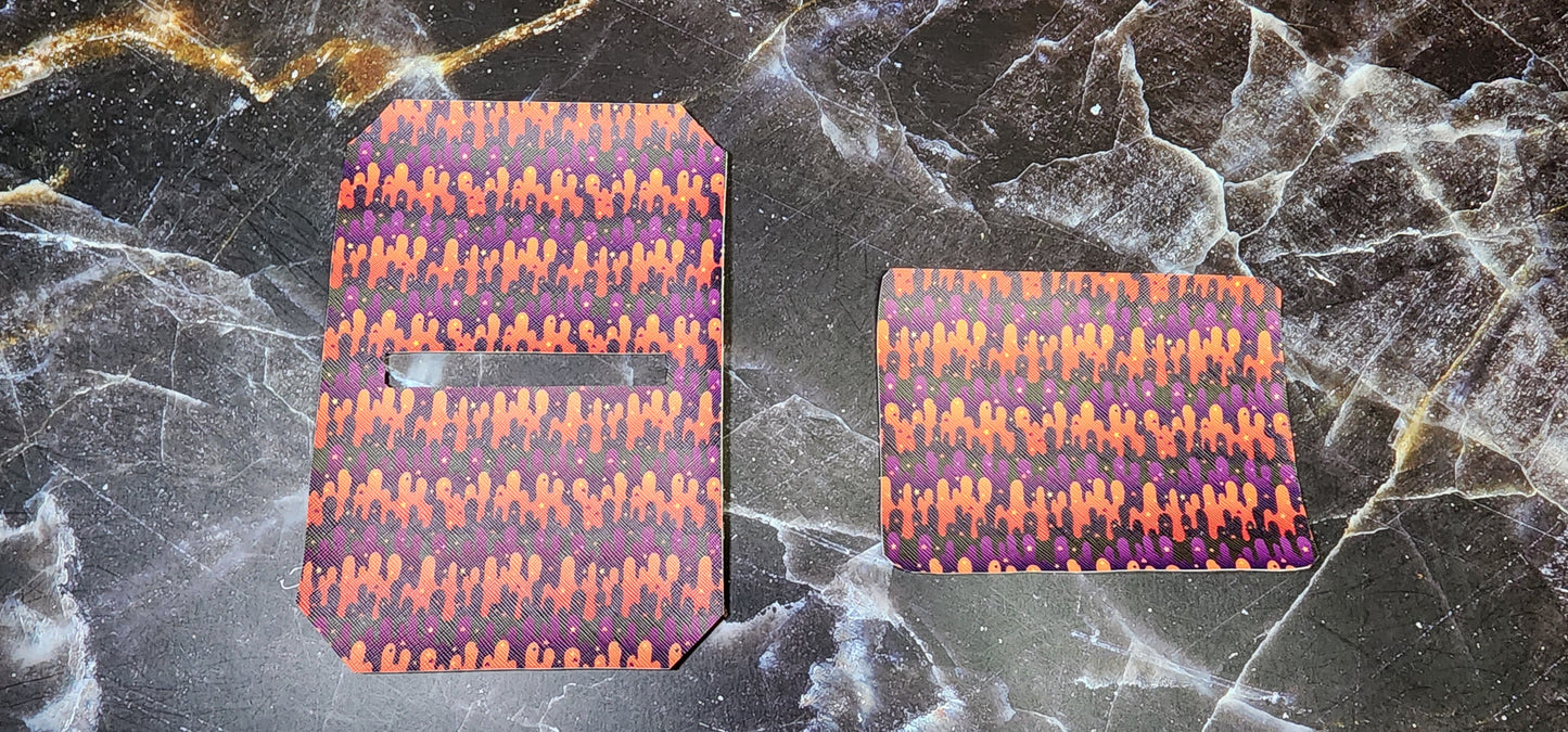 Halloween Color Drip Fall Pocket Pal Wallet | Card Holder, Wristlet | Set or Singles