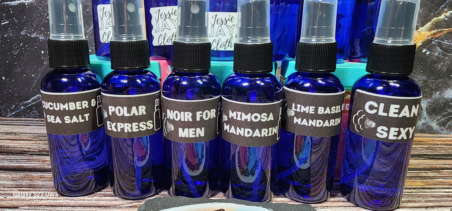 Long Lasting Custom 2 oz (60ml) Room Spray | Car Freshener, Air Fresher, Linen Spray