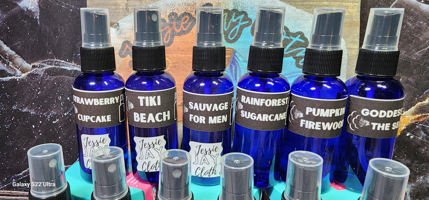 Long Lasting Custom 2 oz (60ml) Room Spray | Car Freshener, Air Fresher, Linen Spray