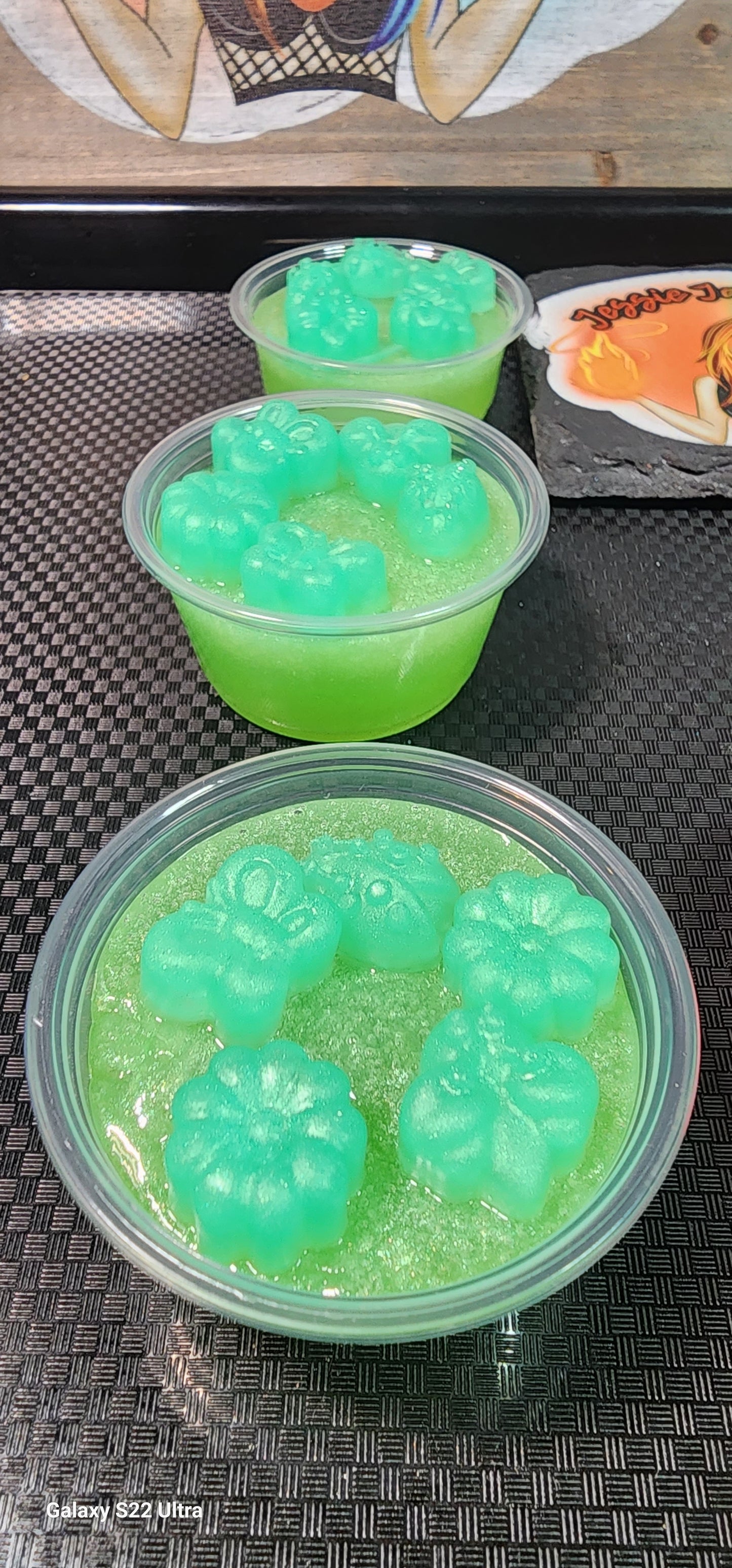 2 Oz Jelly Soap Shots | Looks just like Jello Shots! | Optional Soap Embeds!