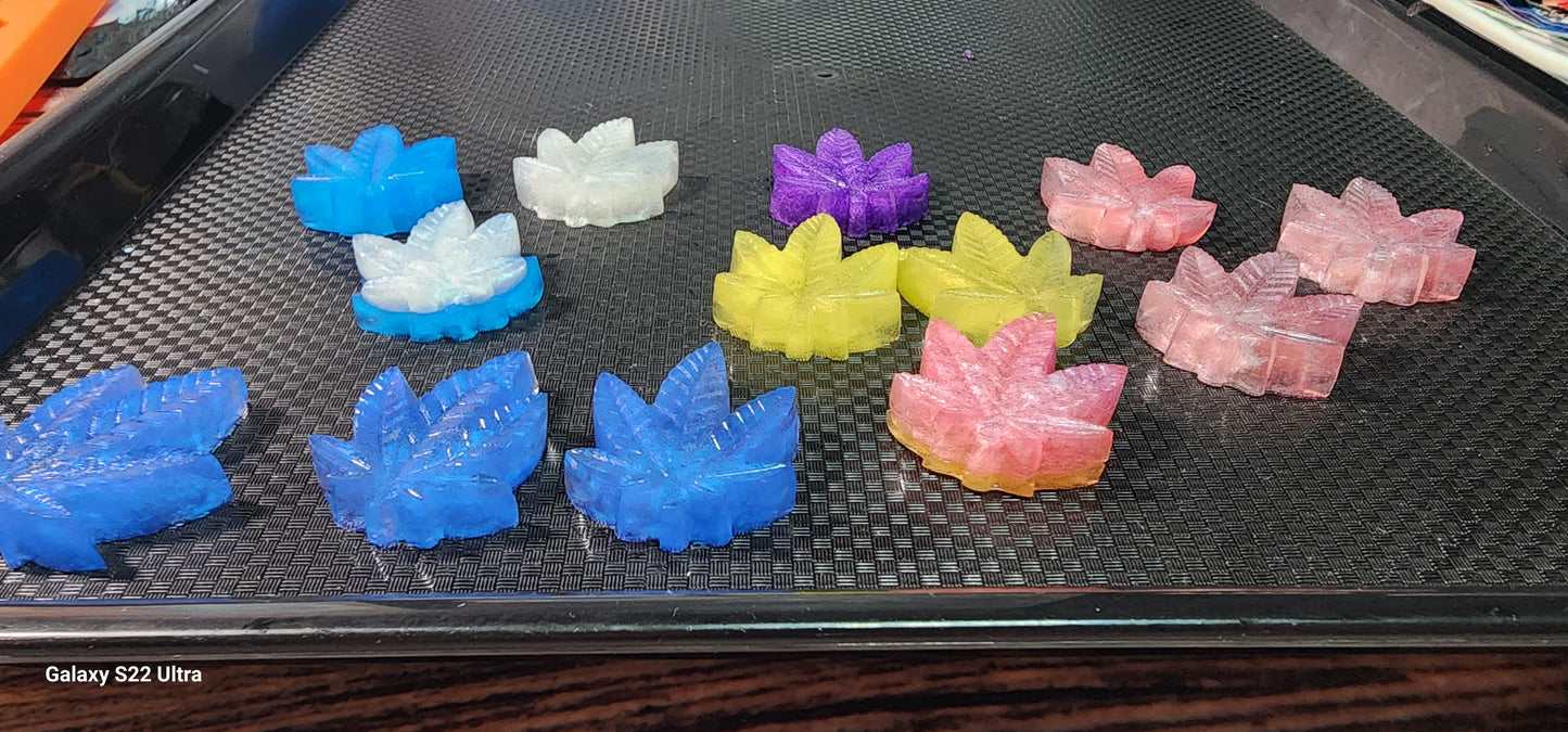 JELLY Small Leaf Shaped Hand Soap | 1.6"L x 1.4"W x .04 depth |