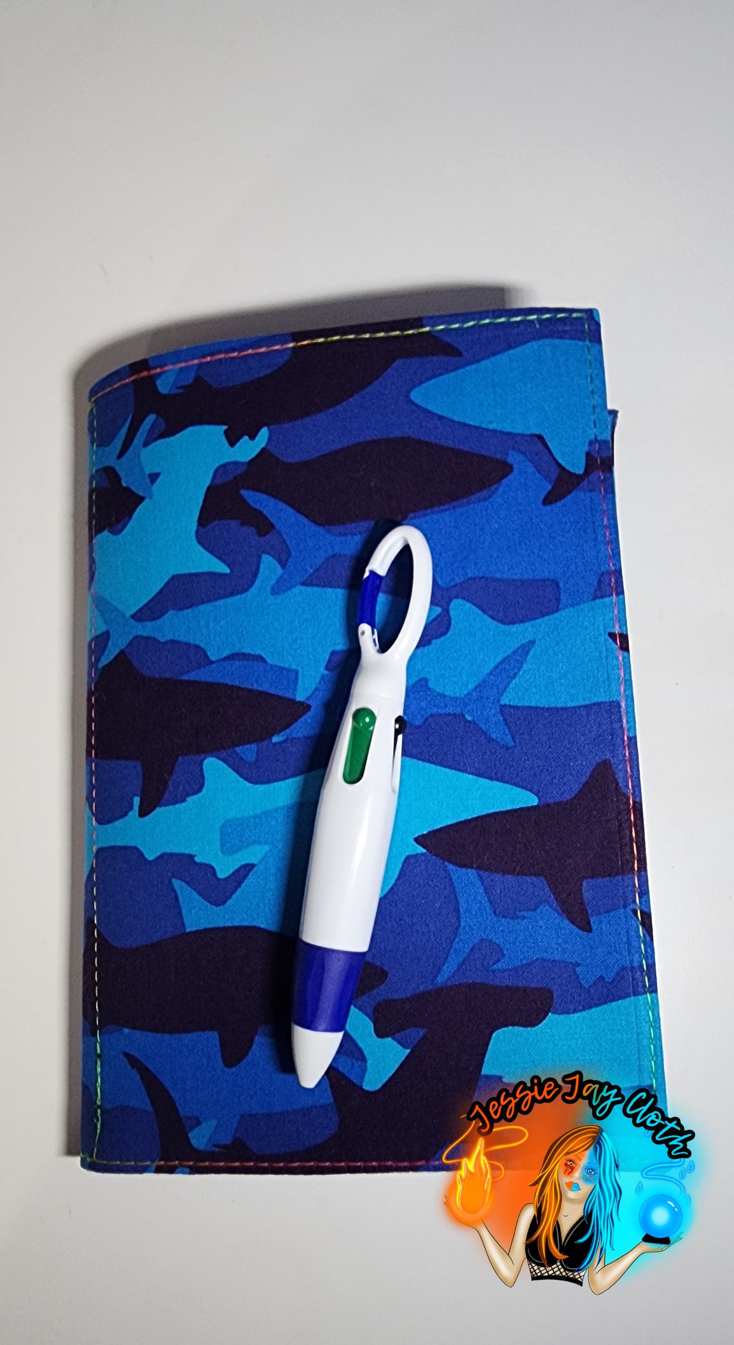 FABRIC HACK, Beetle Guy & Coffee | Moondance Note Pad Holder | Comes in 3 Sizes |
