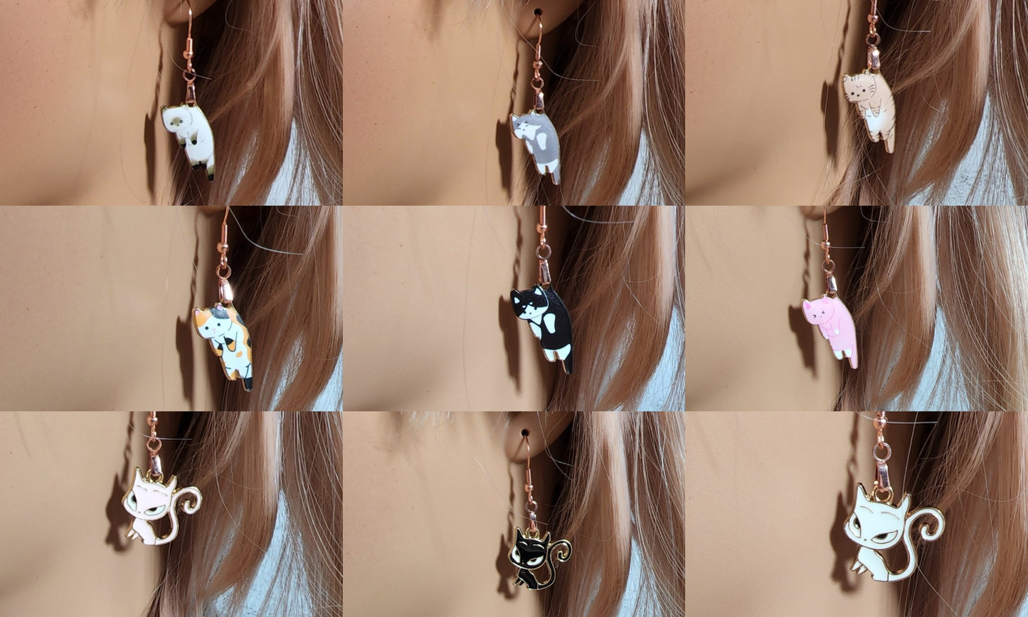 1-2 Scoops of Cute Kawaii or Spooky Earrings | 200+ variations Stud, dangles, drop dangles |