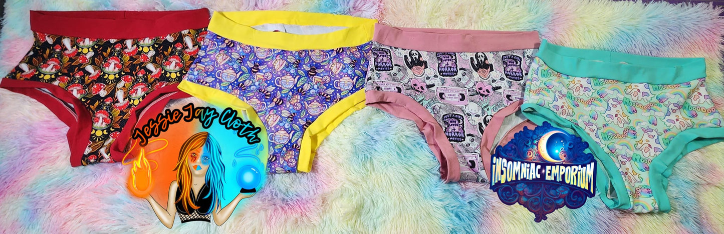 Wishing Bottle Mushroom | Bunzies Underwear | Choose Briefs, Booty, or Super Booty