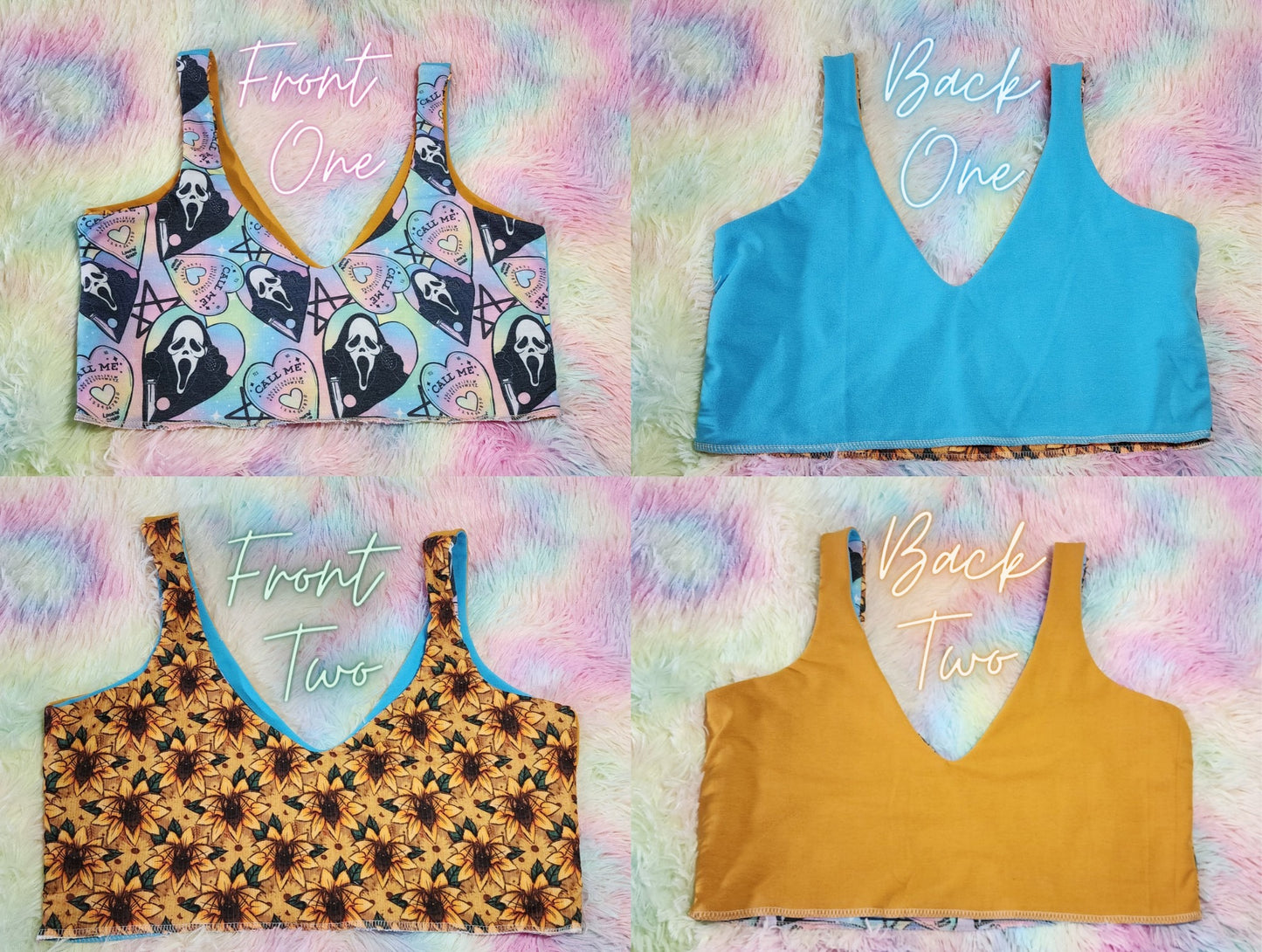 CUSTOM 2-in-1 Twist Crop Top | Your Style, Your Way! Can be worn 2 ways & Reversible