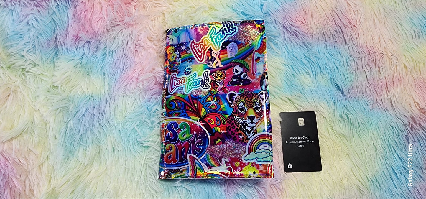 Holographic Lisa, Bright Color's| Moondance Note Pad Holder | Comes in 3 Sizes |