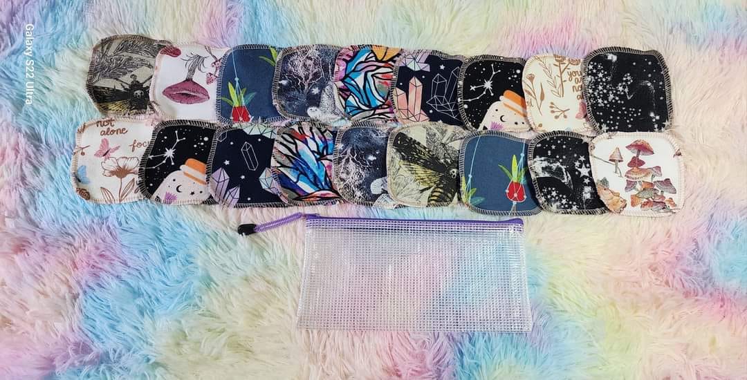 CUSTOM | Build your own 20 Piece Face Wipe Set | Storage Bag Included | 25% off Normal Pricing!