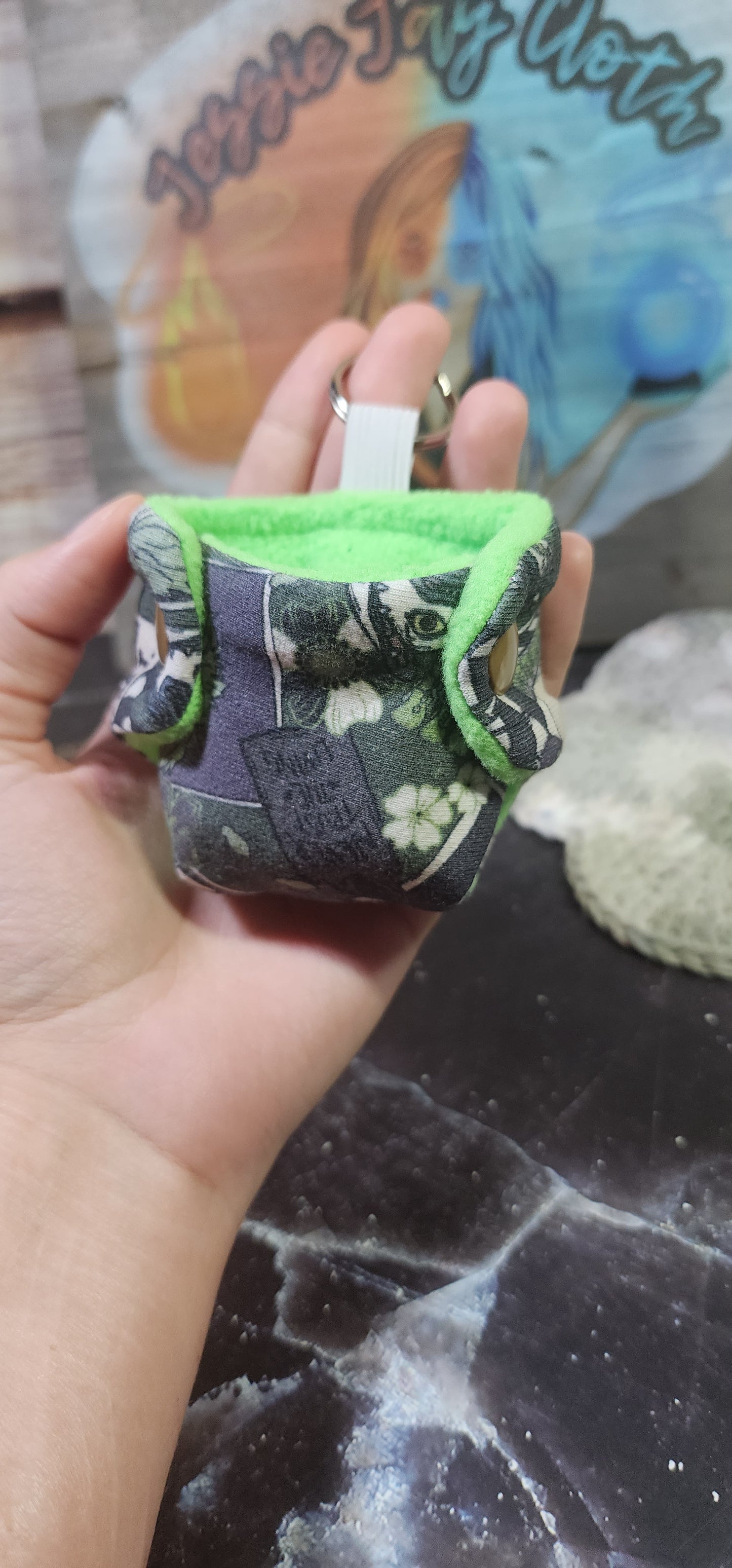 CUSTOM Cloth Diaper KEYCHAIN | Add on | Small & Large Size