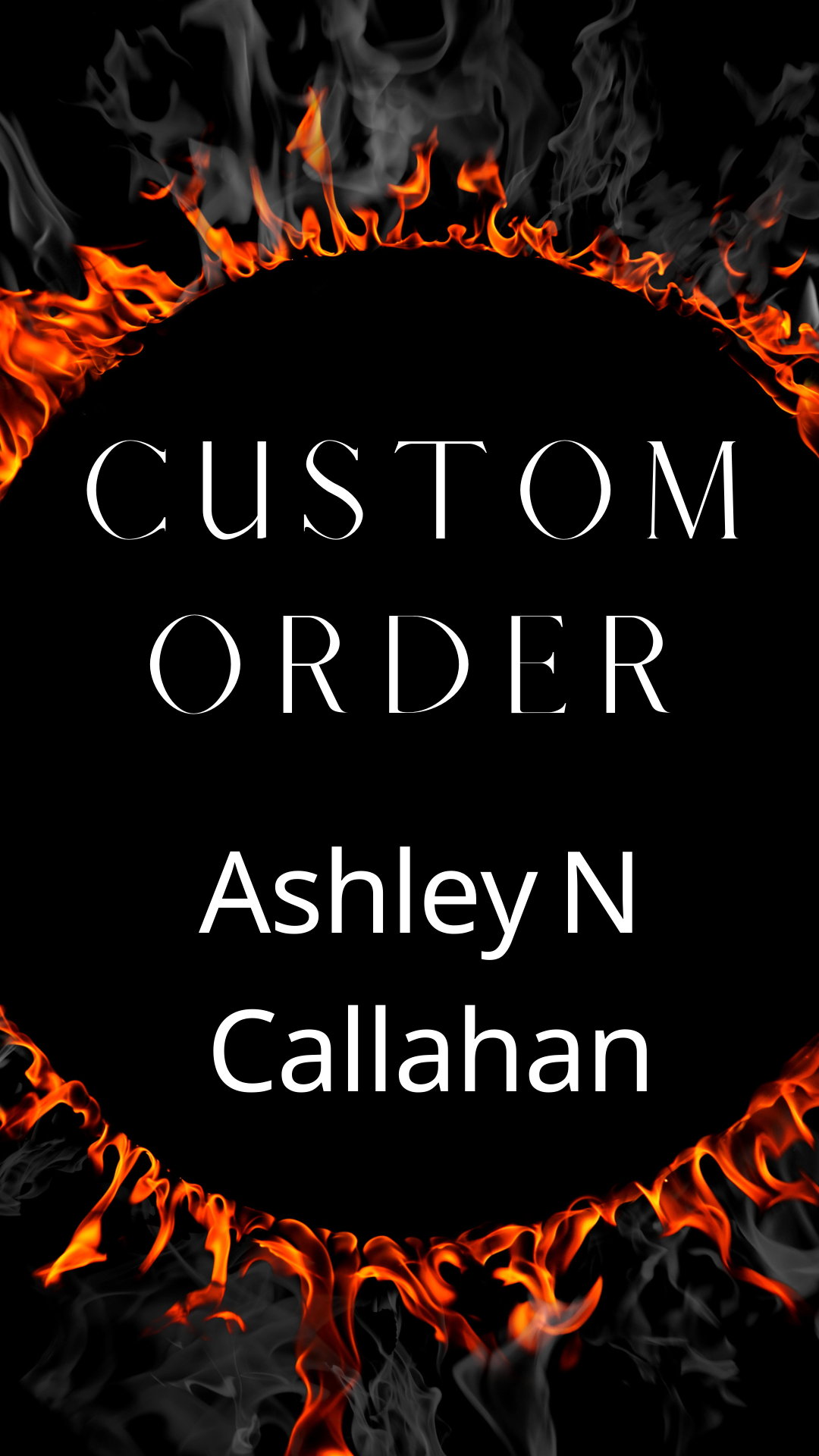 Custom Order Ashley N Callahan | PayPal at checkout