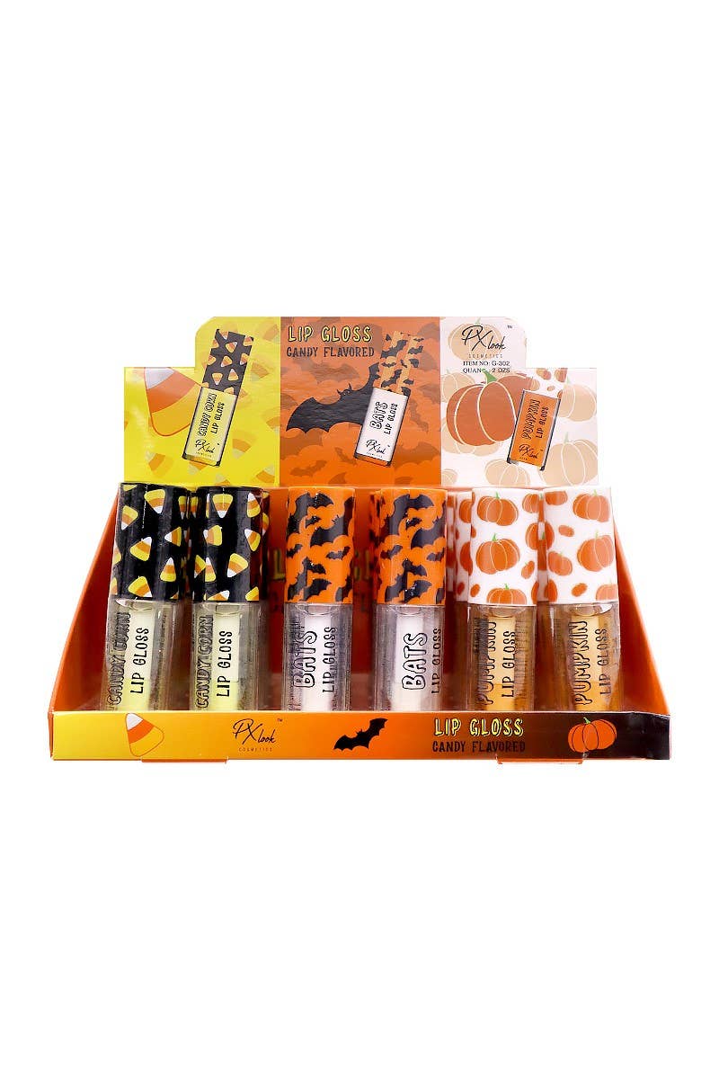 Halloween Candy Lip Gloss | 3 Designs | Sweet Candy Scent | Buy 2 get 1 free