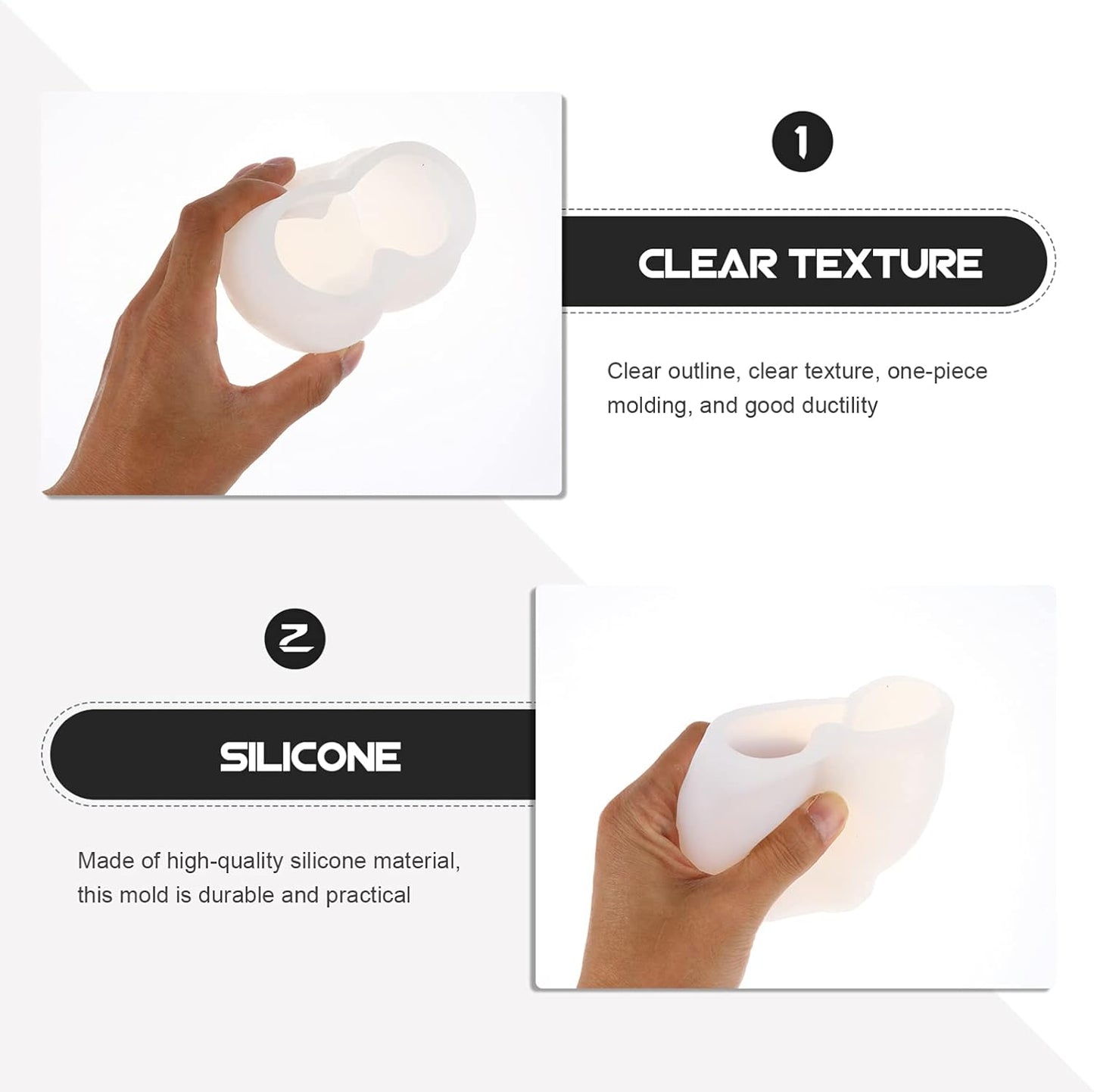 LARGE Bubble Booty Silicone Mold x3 | Make Candles, Resin, Soap etc.