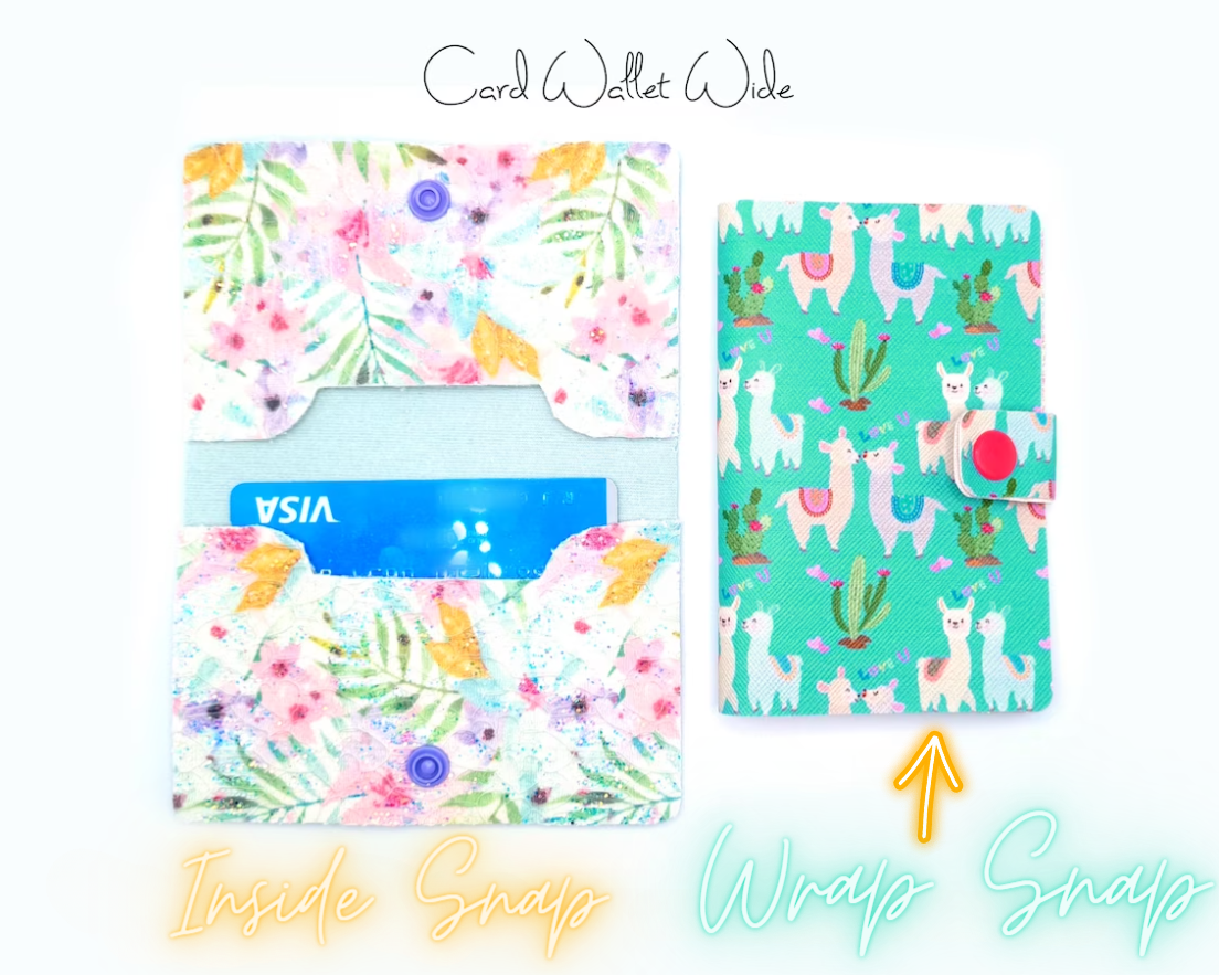Fast Food, Taco, Burger etc. | Pocket Pal Wallet | Card Holder, Wristlet | Set or Singles