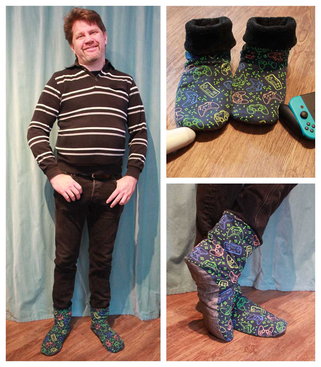 Cozy Critters | Newborn, Child, & Adult Slipper Boots | 2 Colors for Anti-Slip Soles