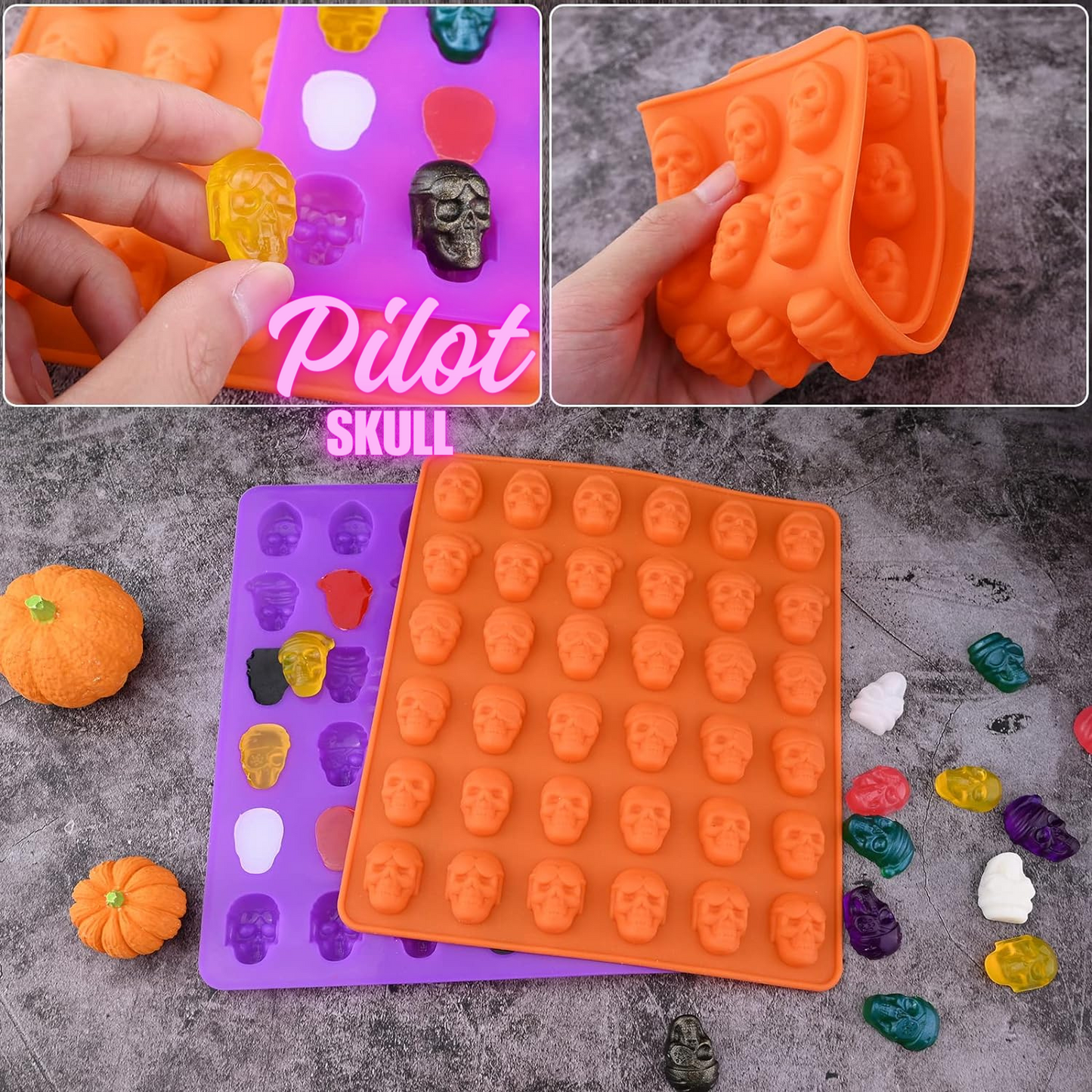Tiny Skull Soap | Multi or Single Use Soaps | 6 Variations of Skull Shape