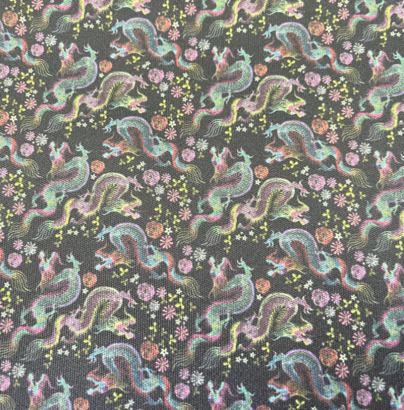 Small Scale Dragons, Custom PUL Lined Pad Wrapper | Wet bag | | Multi Use bag | 4 sizes to choose from