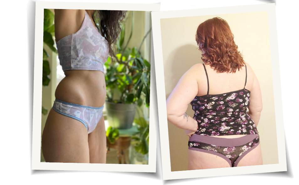 Pastel Beetle J & Lydia | Thondlewear Thong | Elastic or Knit Bands