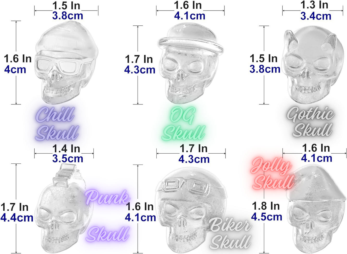3D Skull Hand Soap | Tiny Size | Multi Use Soap