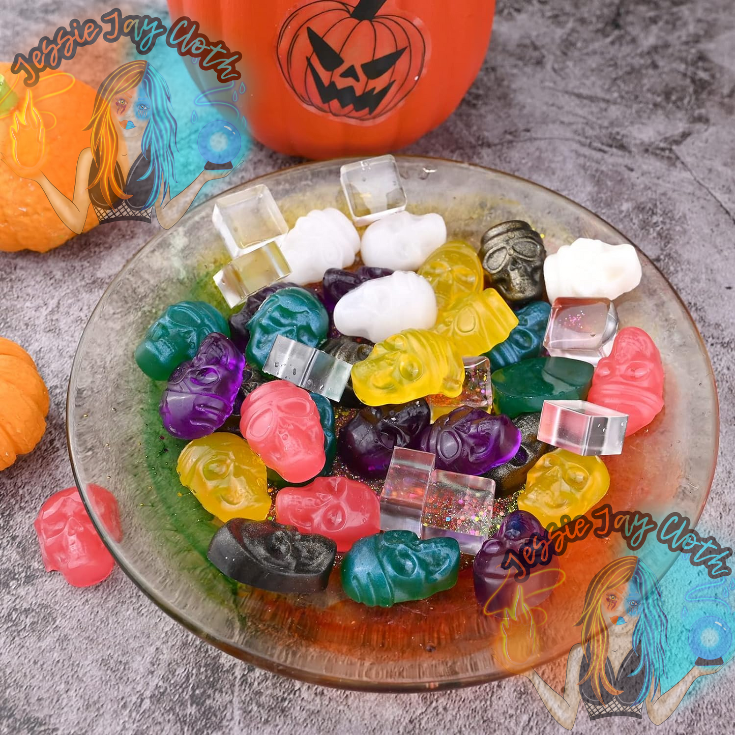 Tiny Skull Soap | Multi or Single Use Soaps | 6 Variations of Skull Shape