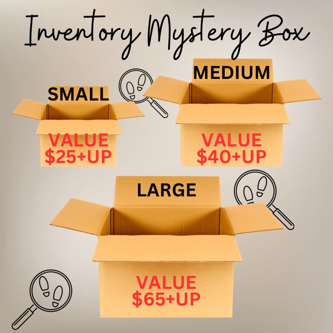 Inventory Mystery Box | Grab Bag, Handmade Items | Discounted Bundles - NO COUPONS