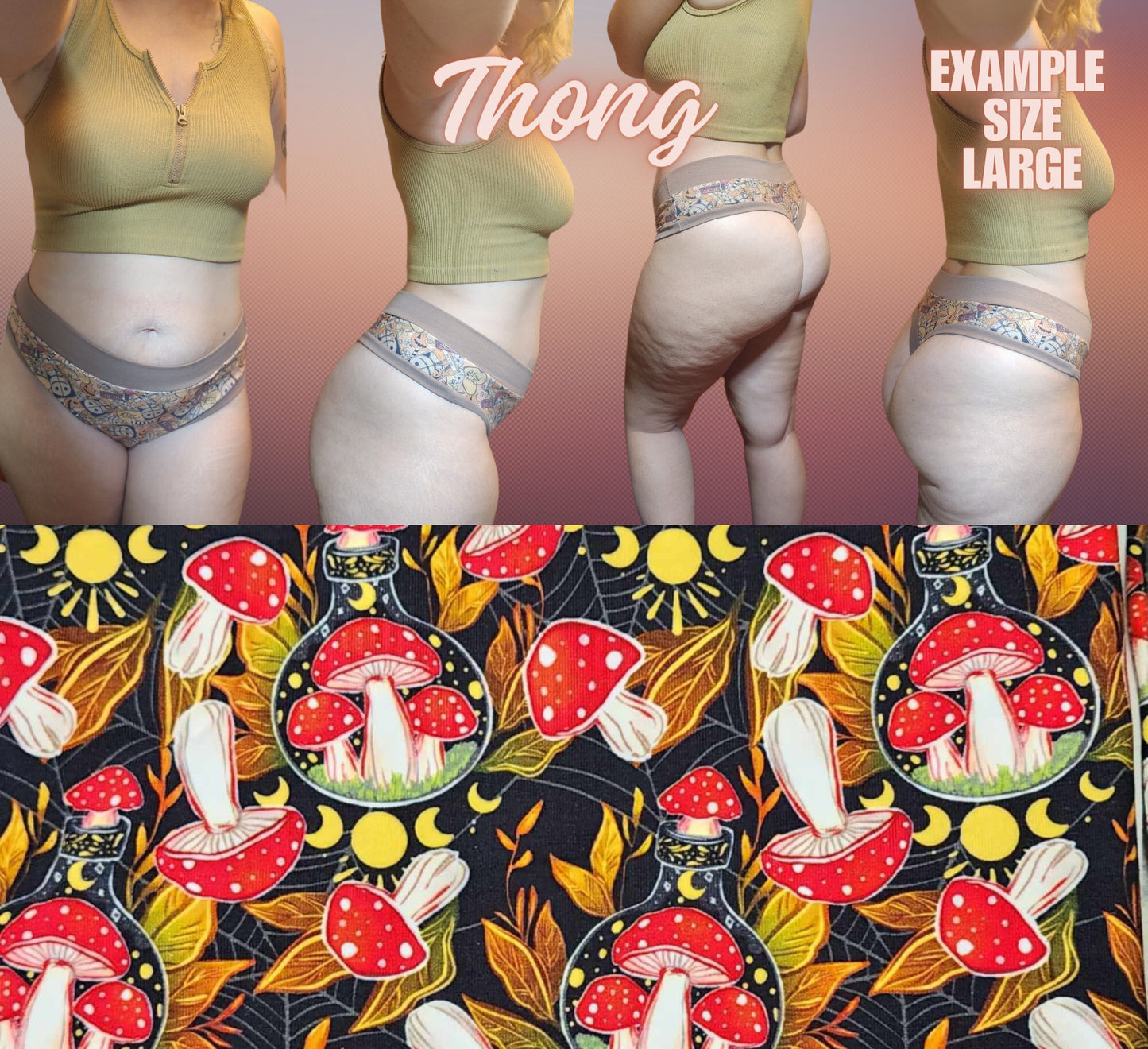Turtle, Rainbow, Kraken, Bees, LF Dong x6 Prints | Thondlewear, Thongs for every body | Elastic/Knit Bands