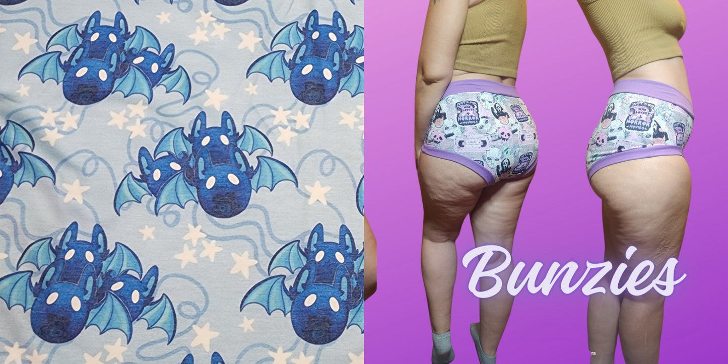 Blueberry Fruit Bat |  Bunzies Underwear | Choose Briefs, Booty, or Super Booty