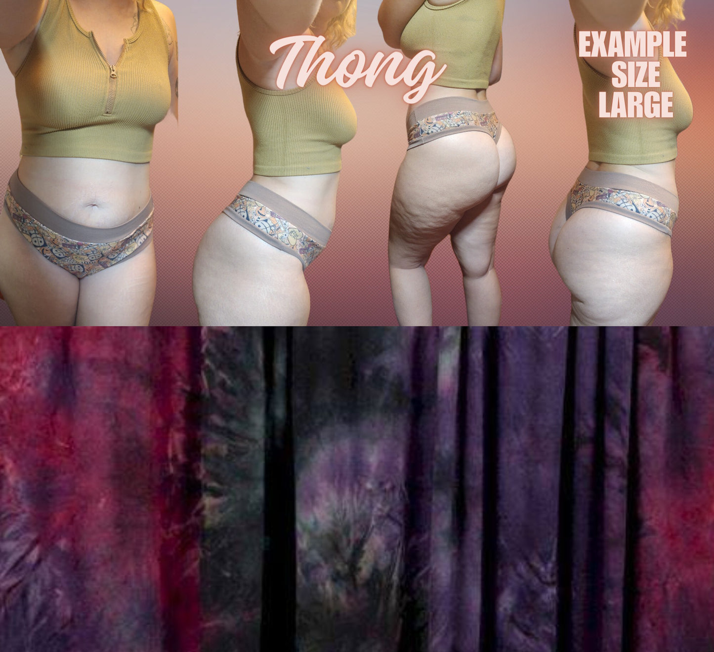 Skull, NBC, XMAS, Snake, Tie Dye x6 Prints | Thondlewear, Thongs for every body | Elastic/Knit Bands