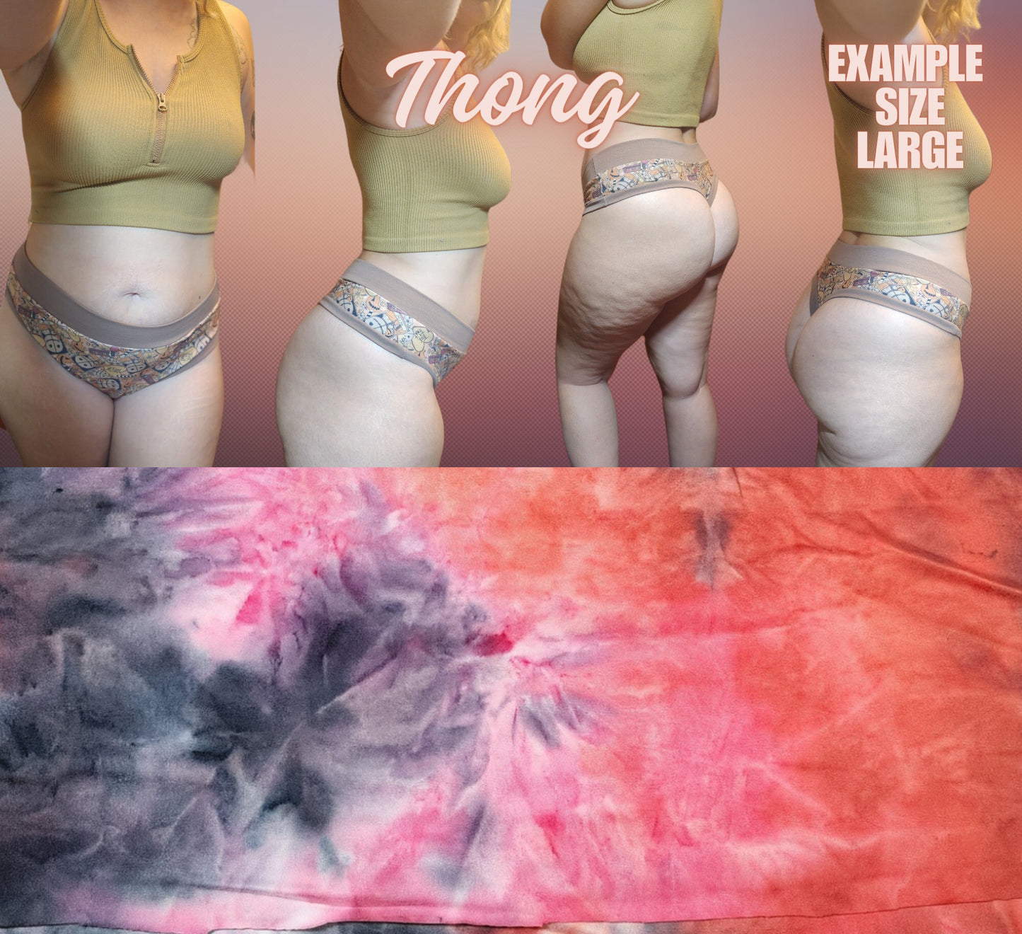 Skull, NBC, XMAS, Snake, Tie Dye x6 Prints | Thondlewear, Thongs for every body | Elastic/Knit Bands