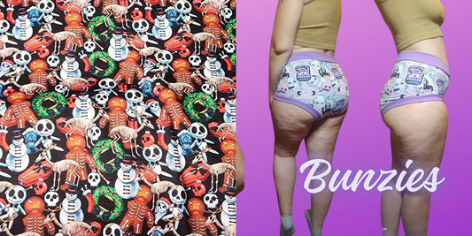 NBC Christmas, Hexmas, Skull | Bunzies Underwear | Choose Briefs, Booty, or Super Booty