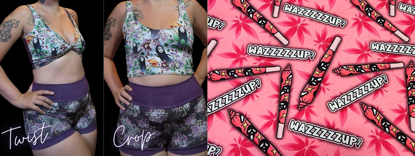 9 PRINTS! 2-in-1 Crop Top | 420, Horror, Dragon, Humor, Body positivity