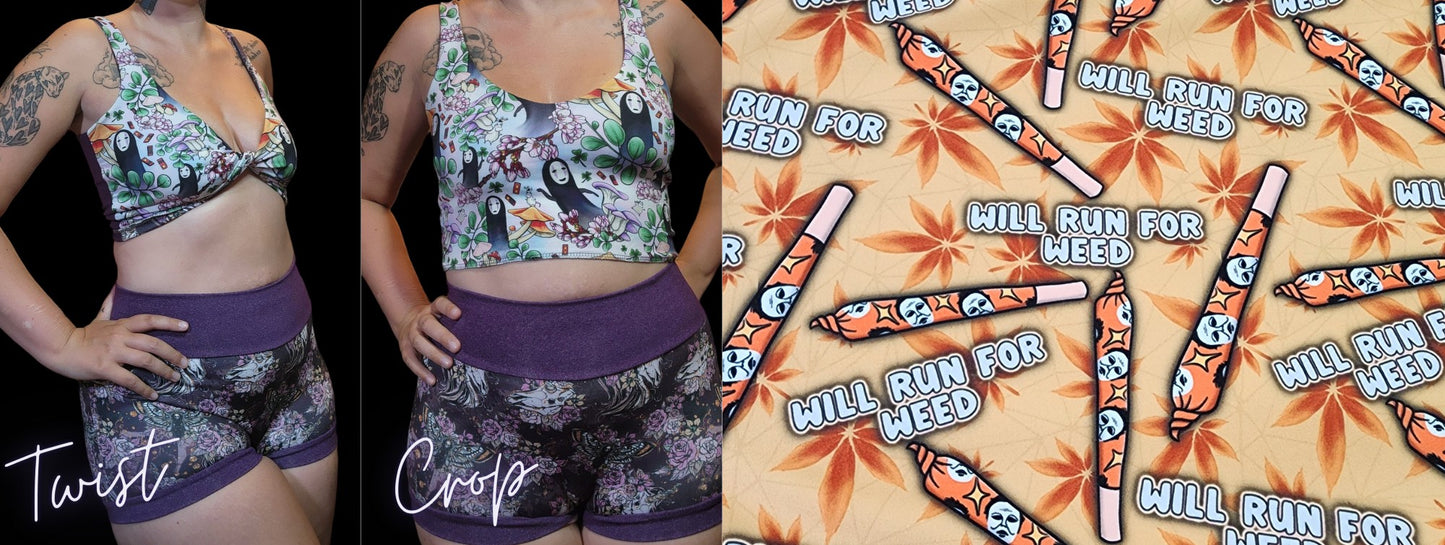 9 PRINTS! 2-in-1 Crop Top | 420, Horror, Dragon, Humor, Body positivity