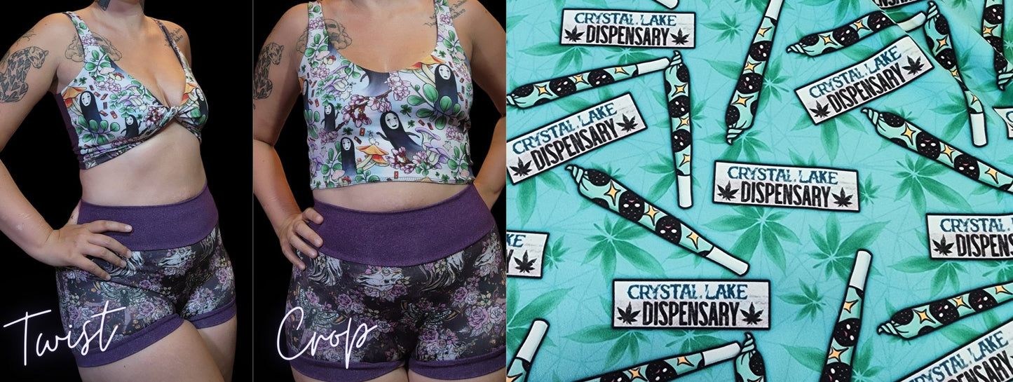 9 PRINTS! 2-in-1 Crop Top | 420, Horror, Dragon, Humor, Body positivity