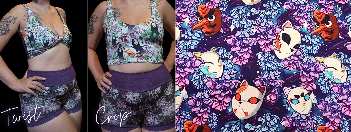 9 PRINTS! 2-in-1 Crop Top | 420, Horror, Dragon, Humor, Body positivity