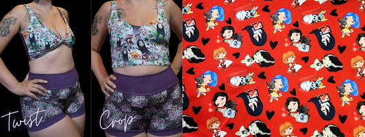 Custom 2-in-1 Crop Top | Valentine Kawaii, Favorites