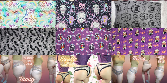Nerdy, NBC, Magic, Horror x6 Prints | Thondlewear, Thongs for every body | Elastic/Knit Bands