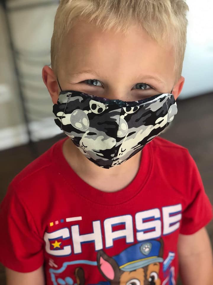 Cotton Face Masks | 4 Sizes to choose from | Soft nylon ear loops Adjustable