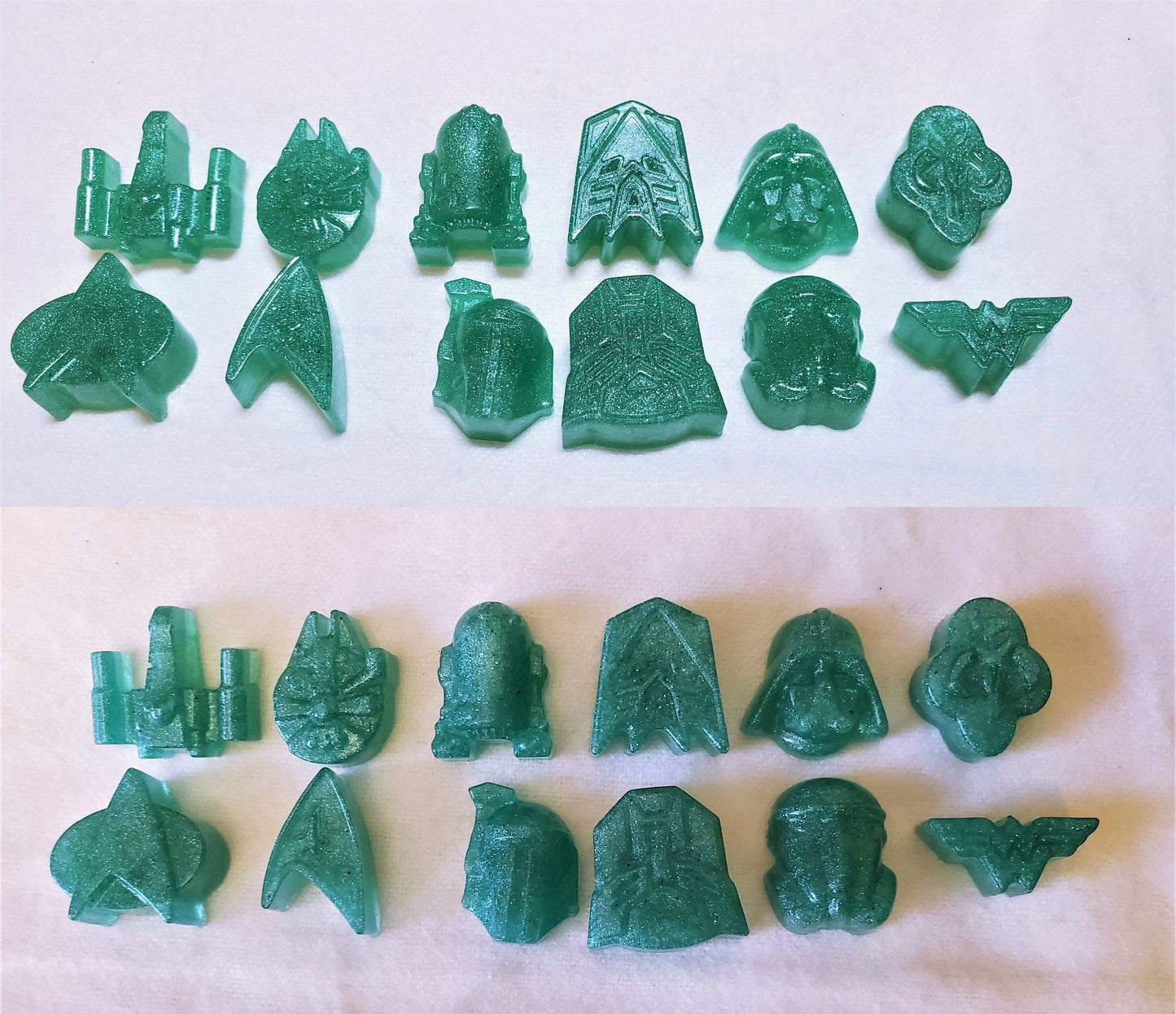 Mini Space Theme Soap | Single Use Soaps | Travel Soap | Soaps for Camping | Cloth Wipe Bits