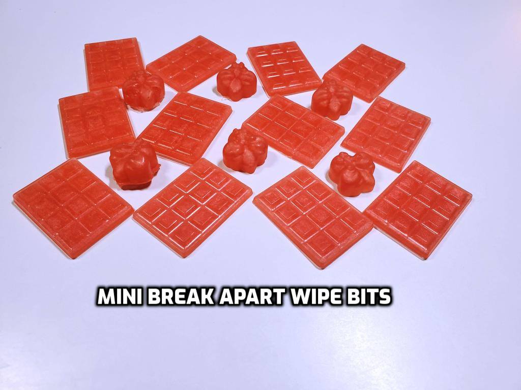 Mini Break Away Bar Soap | 1" x 1.5" length | Chocolate Bar Style | Multi or Single Use