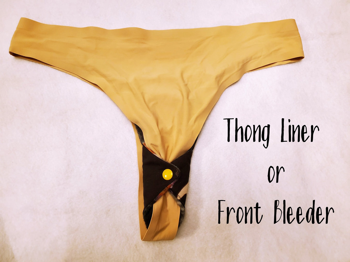 Custom Thong Panty Liners | 7 sizes to choose | 2.5" OR 2.75" Snapped width | Daily liners for everyday freshness