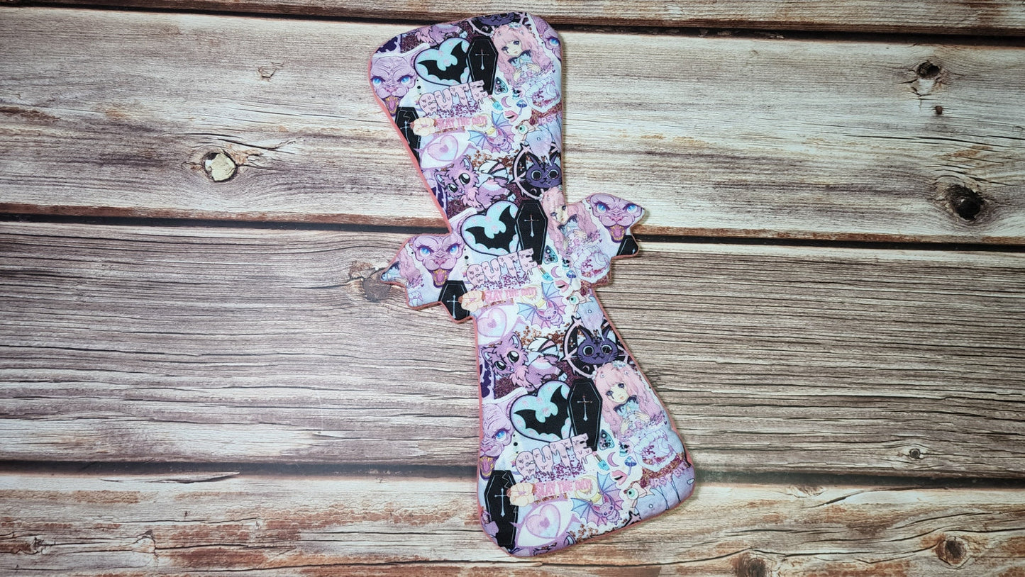 Custom Straight Bat Wing Cloth Pad | 7 through 20 inches | 4 snapped widths