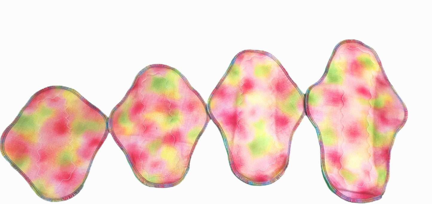 Wrap Wing Custom Cloth Pad | 6-16 inches | 2.5" OR 2.75" Snapped " | Serged Style