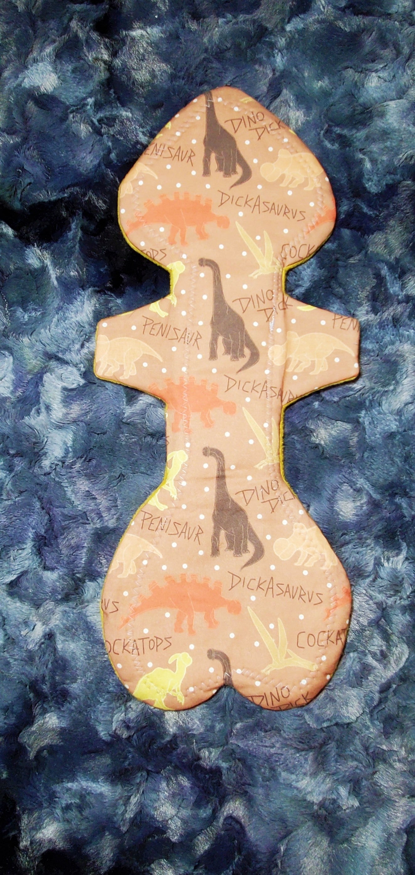 Custom Penis Shaped Cloth Pads | 10/11/12/13/14/15/16/17 | 3" snapped | Adult Humor