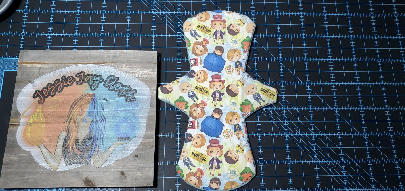 Goddess Custom Cloth Pad | 6/8/10/12/14/16/18/20 | 4" Snapped width | Wider Option